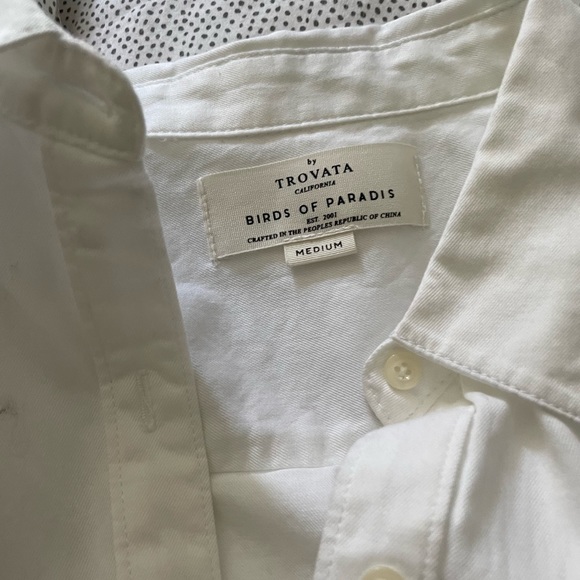 WHITE SHIRT DRESS - Picture 1 of 3